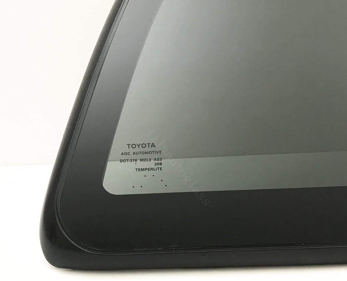 OE Sliding Back Window Glass W/ Center Complete Power Slider Compatible with Toyota Tacoma Pickup 2017-2023 Models