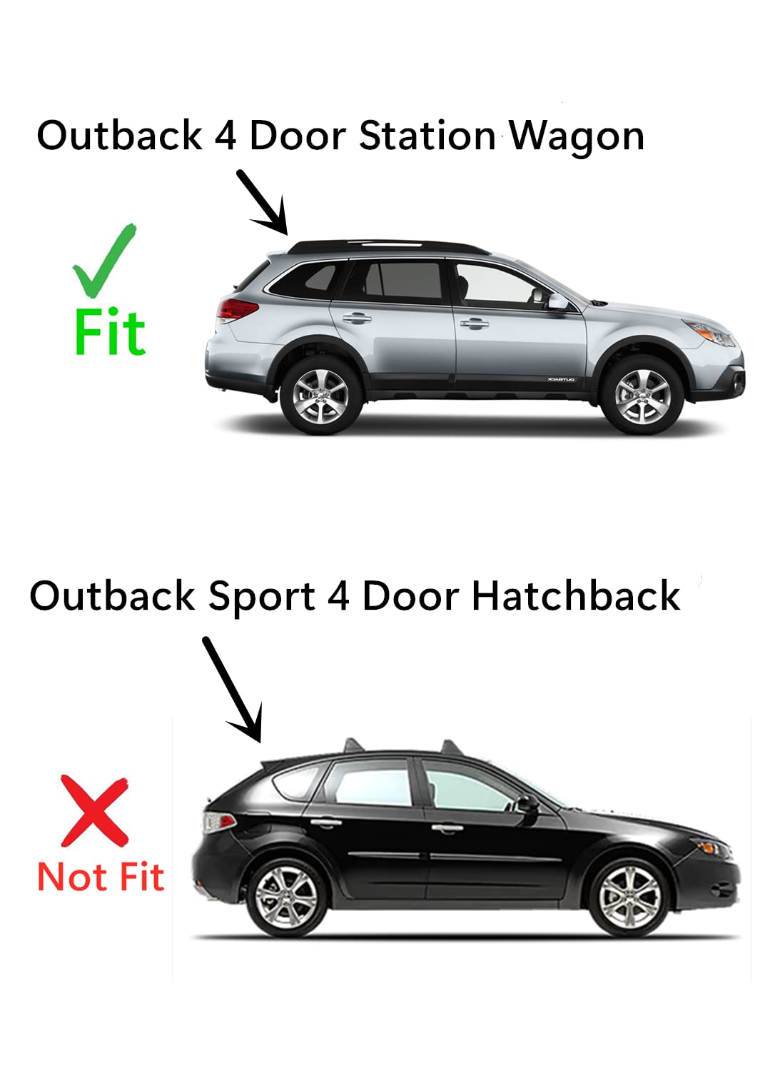 Factory Privacy Tinted Tempered Passenger Right Side Rear Door Window Door Glass Compatible with Subaru Outback 4 Door Wagon 2010-2014 Models