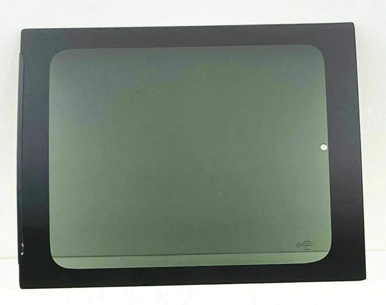 Privacy Movable Driver Left Side Hinged Door Window Door Glass Compatible with Chevrolet Express/GMC Savana 2003-2025 Models