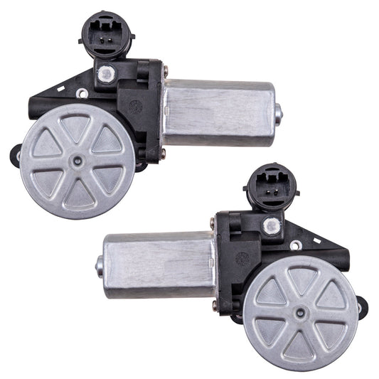 Power Window Motor With 2 Pin Connector Set Compatible With 2002-2008 Toyota Models