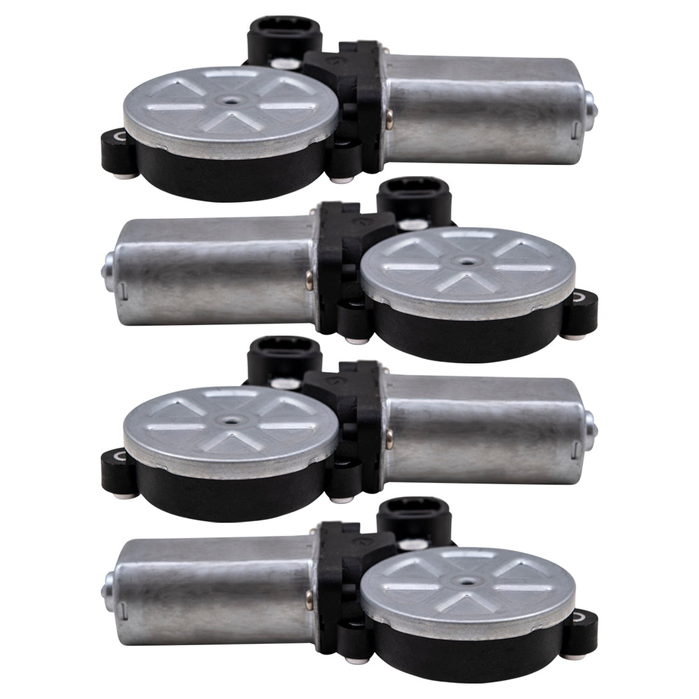 Power Window Motor With 2 Pin Connector 4 PC Set Compatible With 2002-2008 Toyota Models