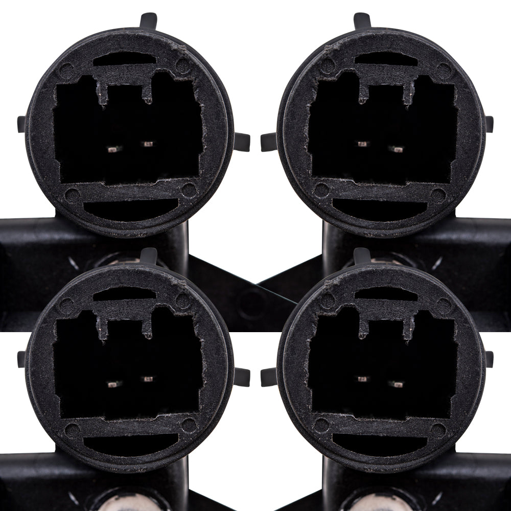 Power Window Motor With 2 Pin Connector 4 PC Set Compatible With 2002-2008 Toyota Models