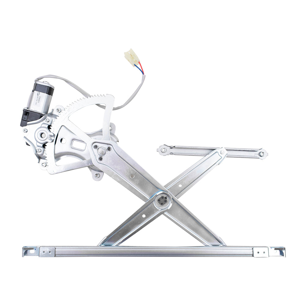 Front Driver Side Power Window Regulator with Motor-6 Pin Connector Compatible with 2007-2021 Tundra/2008-2022 Sequoia & 2007-2021 Tundra Crew Cab Rear Driver Side