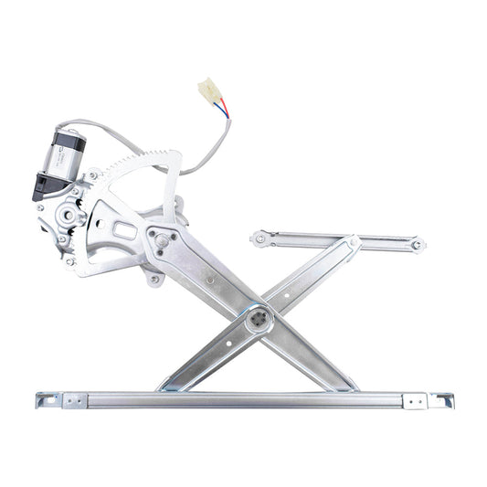 Front Driver Side Power Window Regulator with Motor-6 Pin Connector Compatible with 2007-2021 Tundra/2008-2022 Sequoia & 2007-2021 Tundra Crew Cab Rear Driver Side