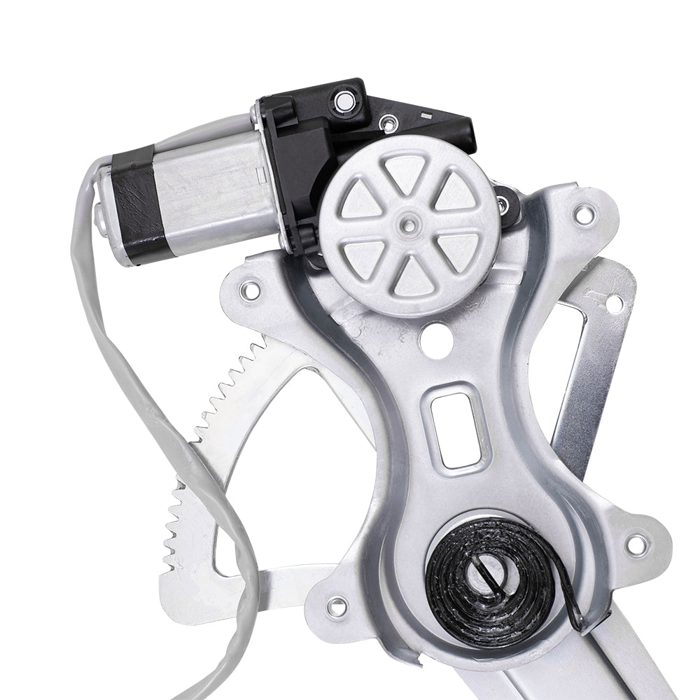 Front Driver Side Power Window Regulator with Motor-6 Pin Connector Compatible with 2007-2021 Tundra/2008-2022 Sequoia & 2007-2021 Tundra Crew Cab Rear Driver Side