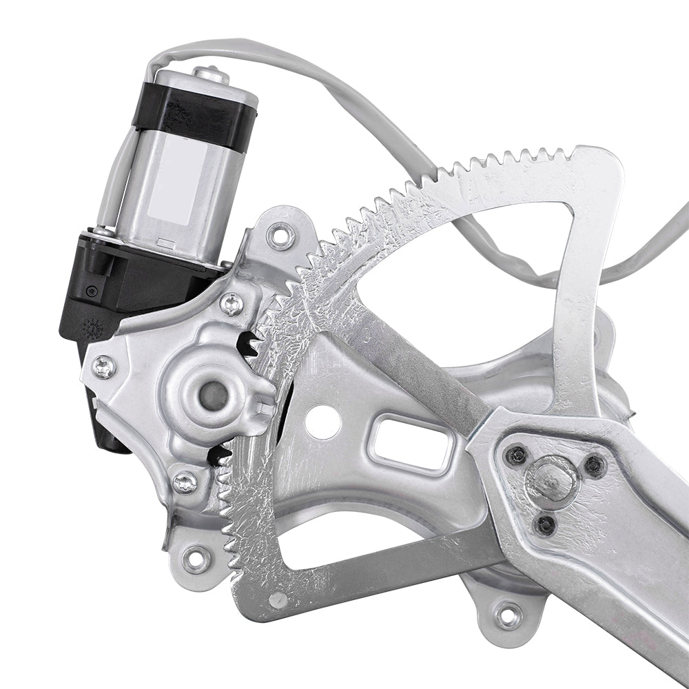 Front Driver Side Power Window Regulator with Motor-6 Pin Connector Compatible with 2007-2021 Tundra/2008-2022 Sequoia & 2007-2021 Tundra Crew Cab Rear Driver Side