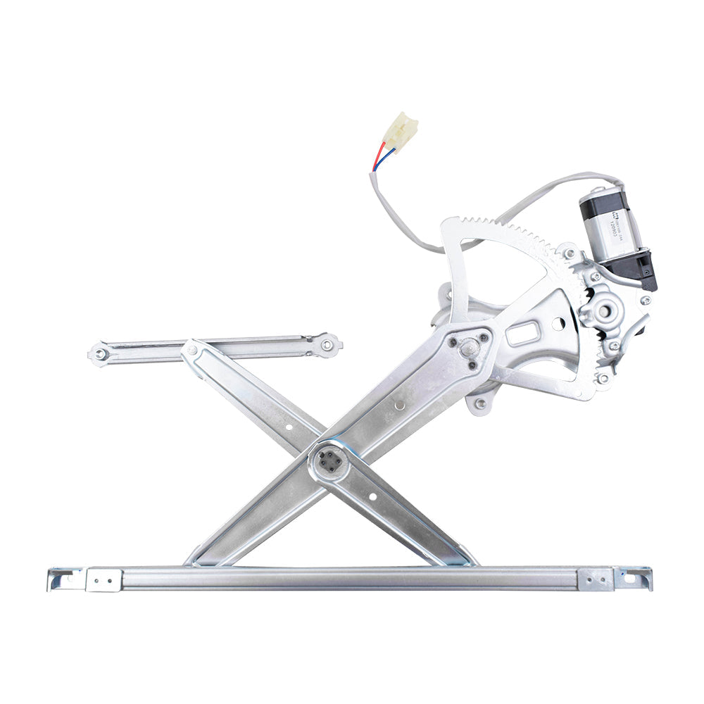 Front Passenger Side Power Window Regulator with Motor-6 Pin Connector Compatible with 2007-2021 Tundra/2008-2022 Sequoia & 2007-2021 Tundra Crew Cab Rear Driver Side