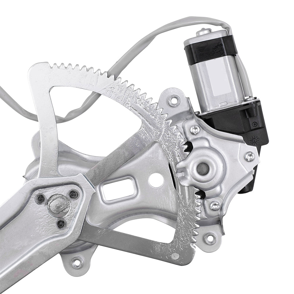 Front Passenger Side Power Window Regulator with Motor-6 Pin Connector Compatible with 2007-2021 Tundra/2008-2022 Sequoia & 2007-2021 Tundra Crew Cab Rear Driver Side