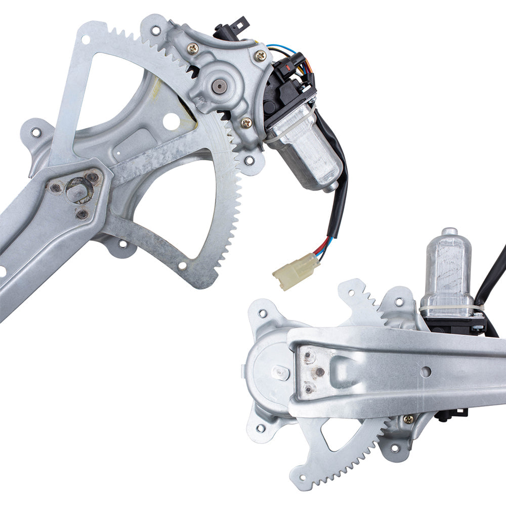 Front and Rear Power Window Regulators with Motors Compatible with 02-03 ES300 ES330
