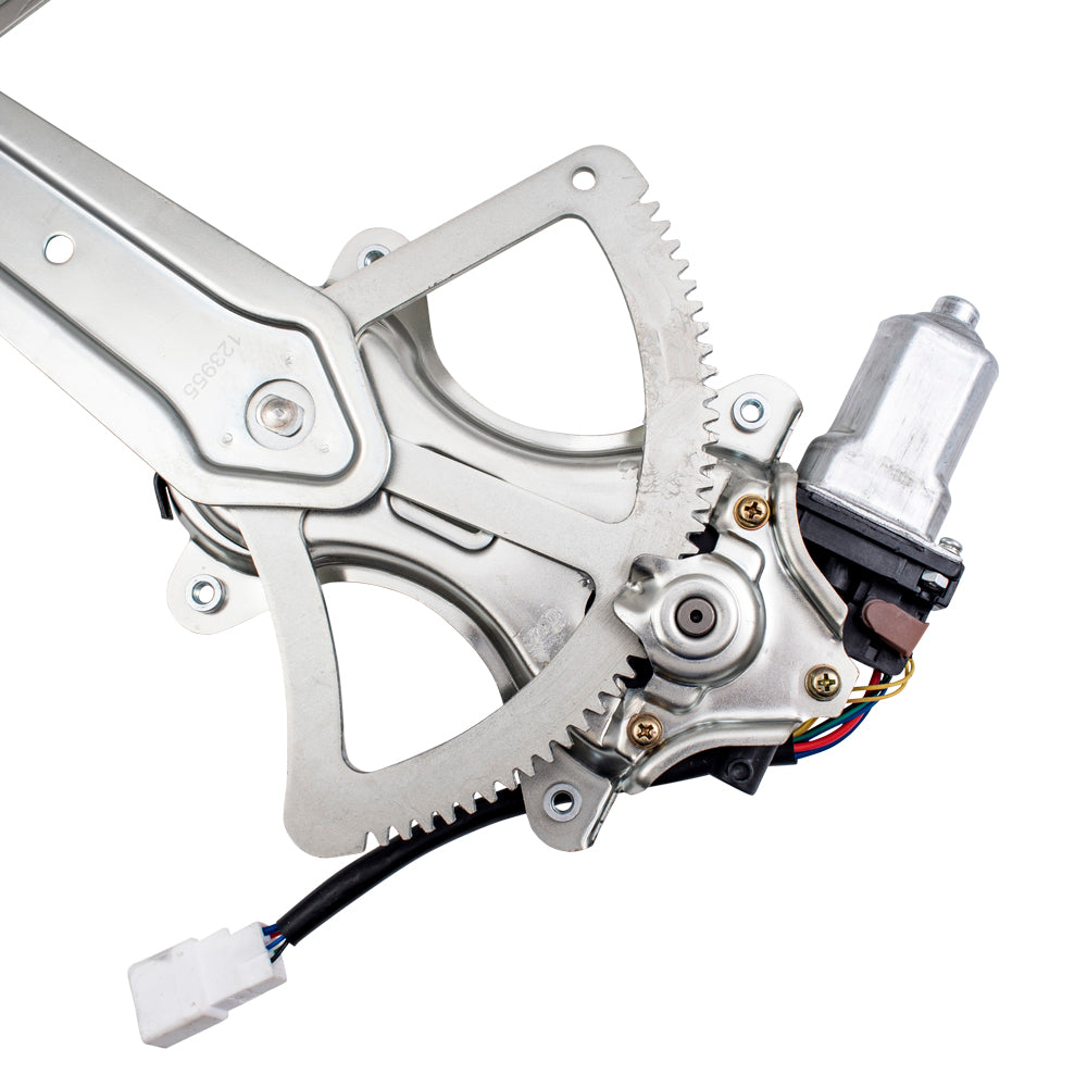 Front Driver Left Passenger Right Power Window Regulator with Motor Set Compatible with 2001-2007 Toyota Sequoia