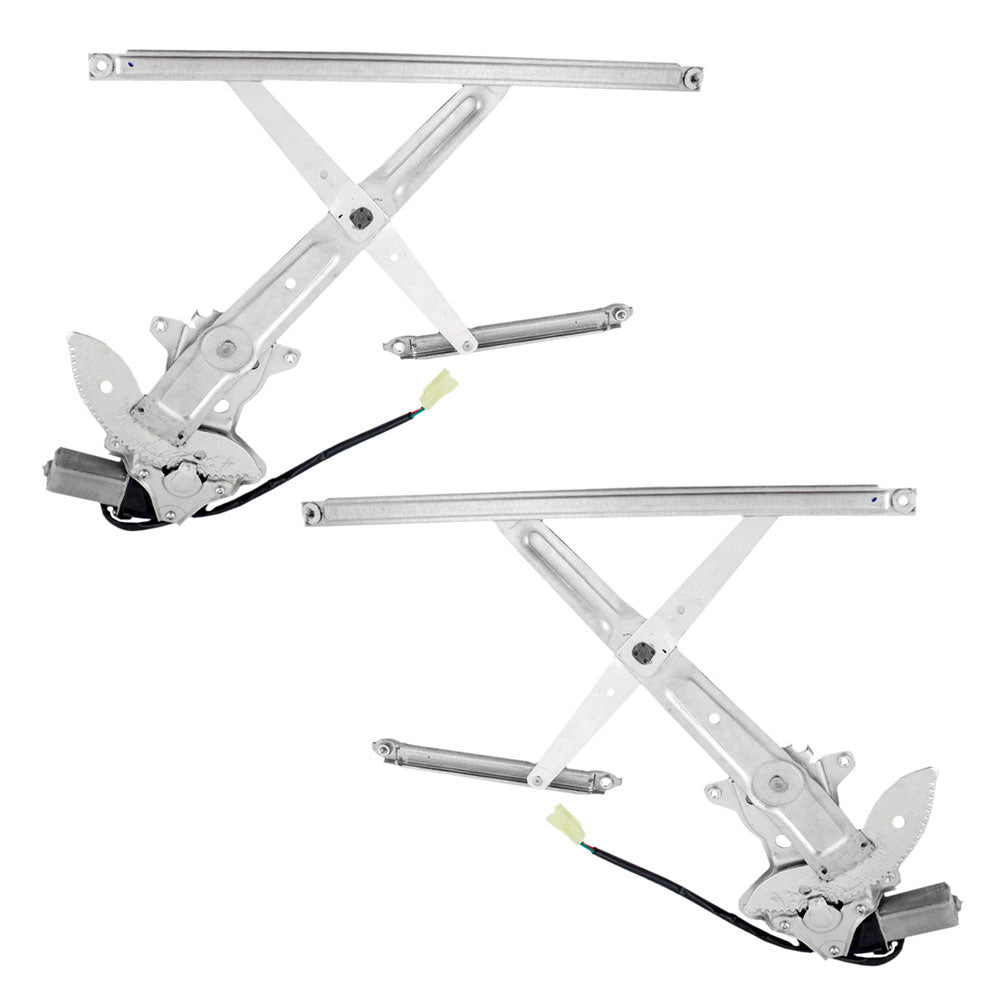 Driver and Passenger Front Power Window Lift Regulators & Motors Assemblies Compatible with 04-06 xB 69802-52030 69801-52030