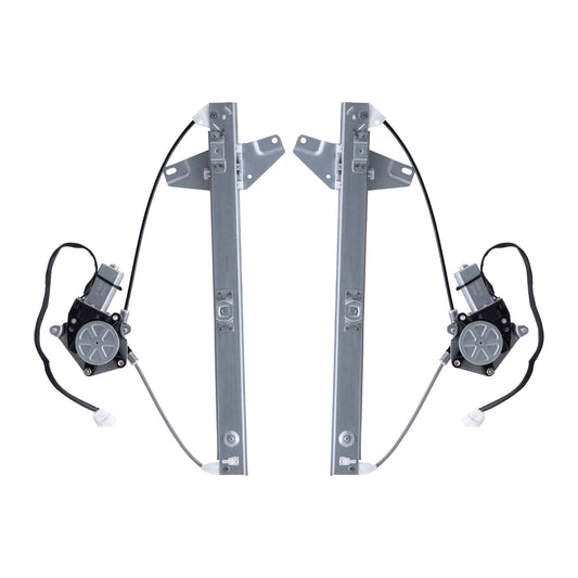 Driver and Passenger Front Power Window Lift Regulators & Motors Assemblies Compatible with 95-99 Avalon 6982007010 6981007020