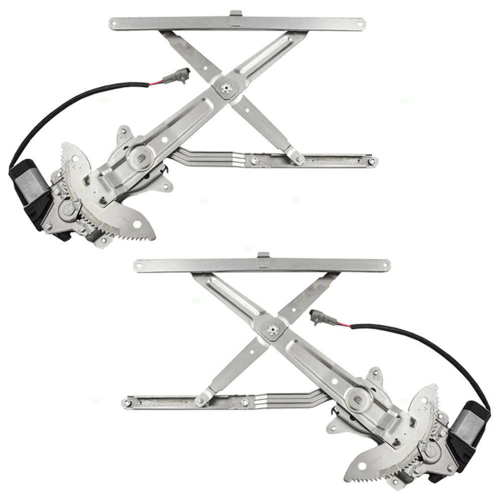 Driver and Passenger Front Power Window Lift Regulators & Motors Assemblies Compatible with 95-04 Tacoma 6980235090 6980135100