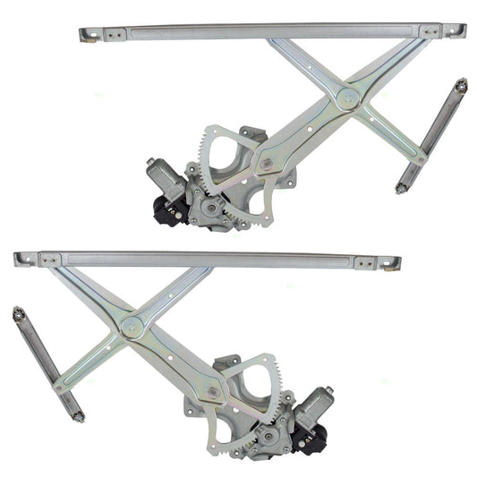 Driver and Passenger Front Power Window Lift Regulators & Motors Assemblies Compatible with 07-09 Camry USA 69802-06070 69801-06070