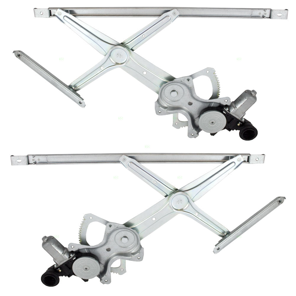 Driver and Passenger Front Power Window Lift Regulators & Motors Assemblies Compatible with 07-09 Camry USA 69802-06070 69801-06070