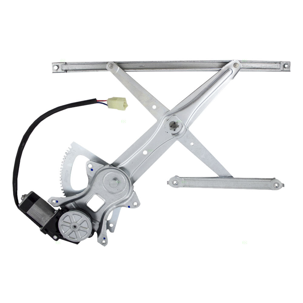 Passengers Front Power Window Lift Regulator with Motor Assembly 2 Pin Connector Compatible with 04-10 Prius 69801-52070