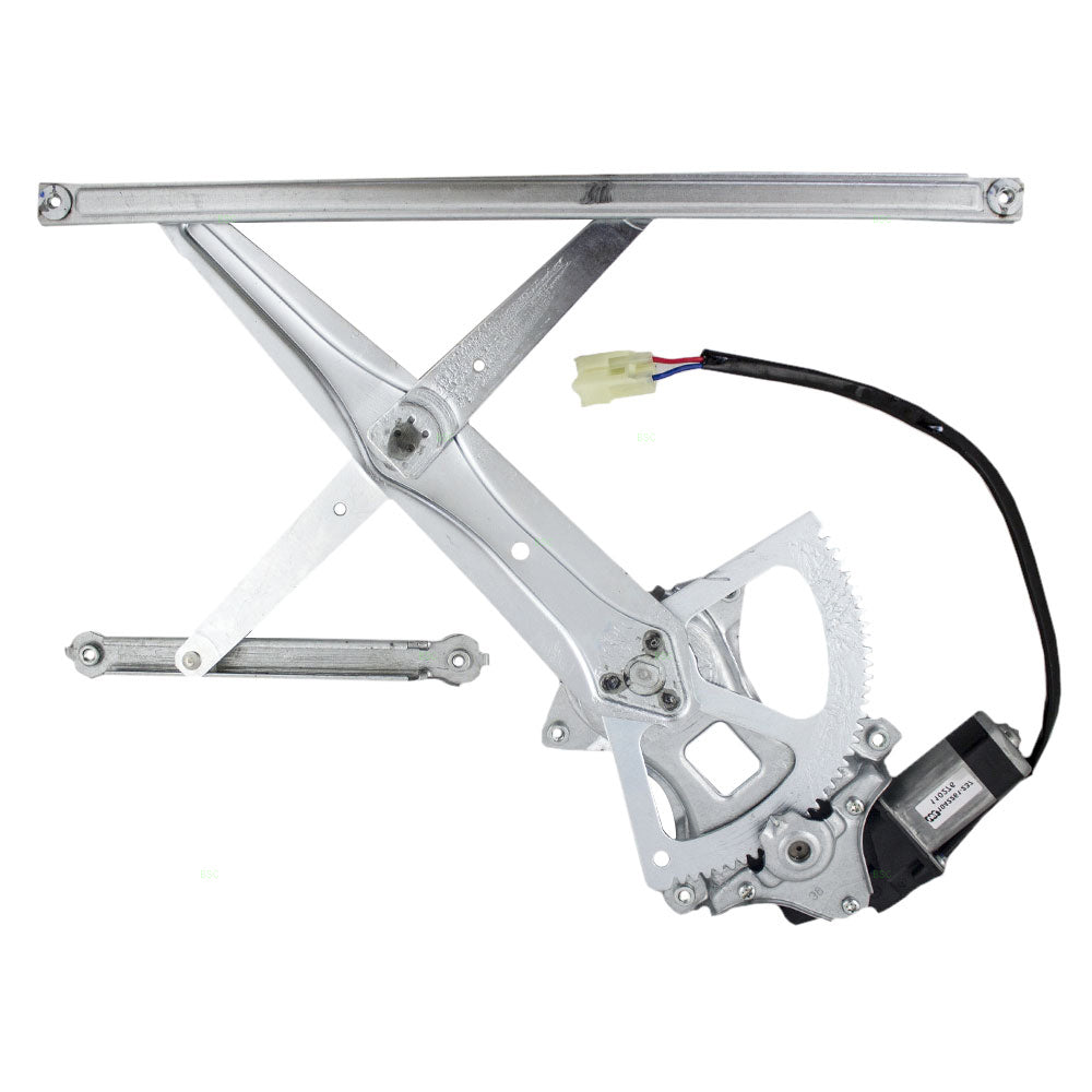 Passengers Front Power Window Lift Regulator with Motor Assembly 2 Pin Connector Compatible with 04-10 Prius 69801-52070