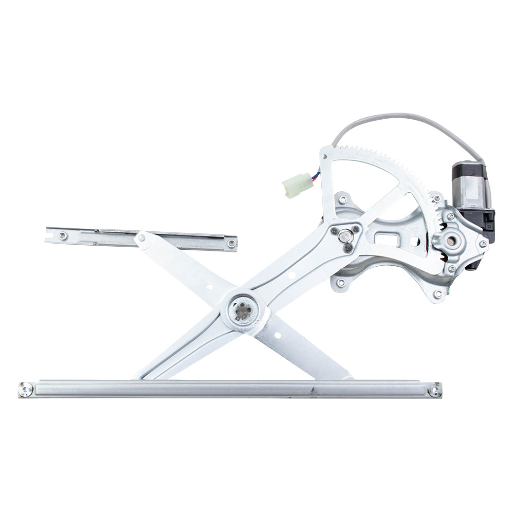 Passengers Front Power Window Regulator with Motor Assembly Compatible with 2001-2007 Highlander & Hybrid 69801-48020