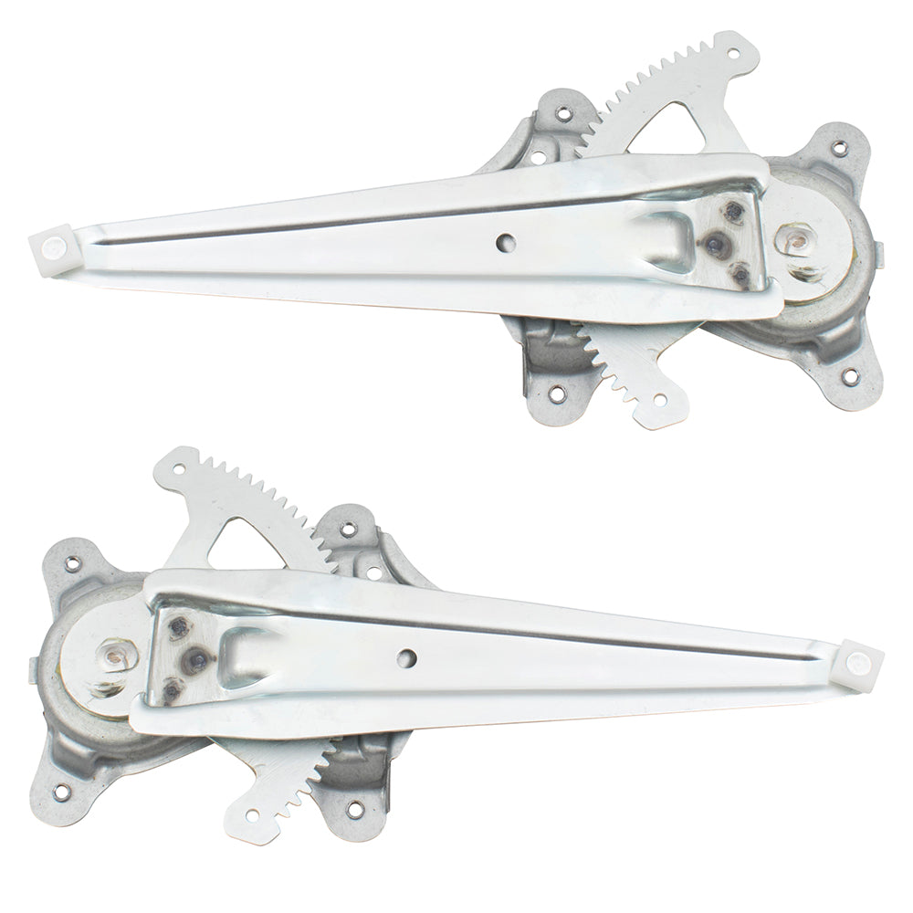 Pair Set Rear Power Window Lift Regulators Compatible with 12-17 Camry & Hybrid 6980406140 6980306140 TO1550162 TO1551162