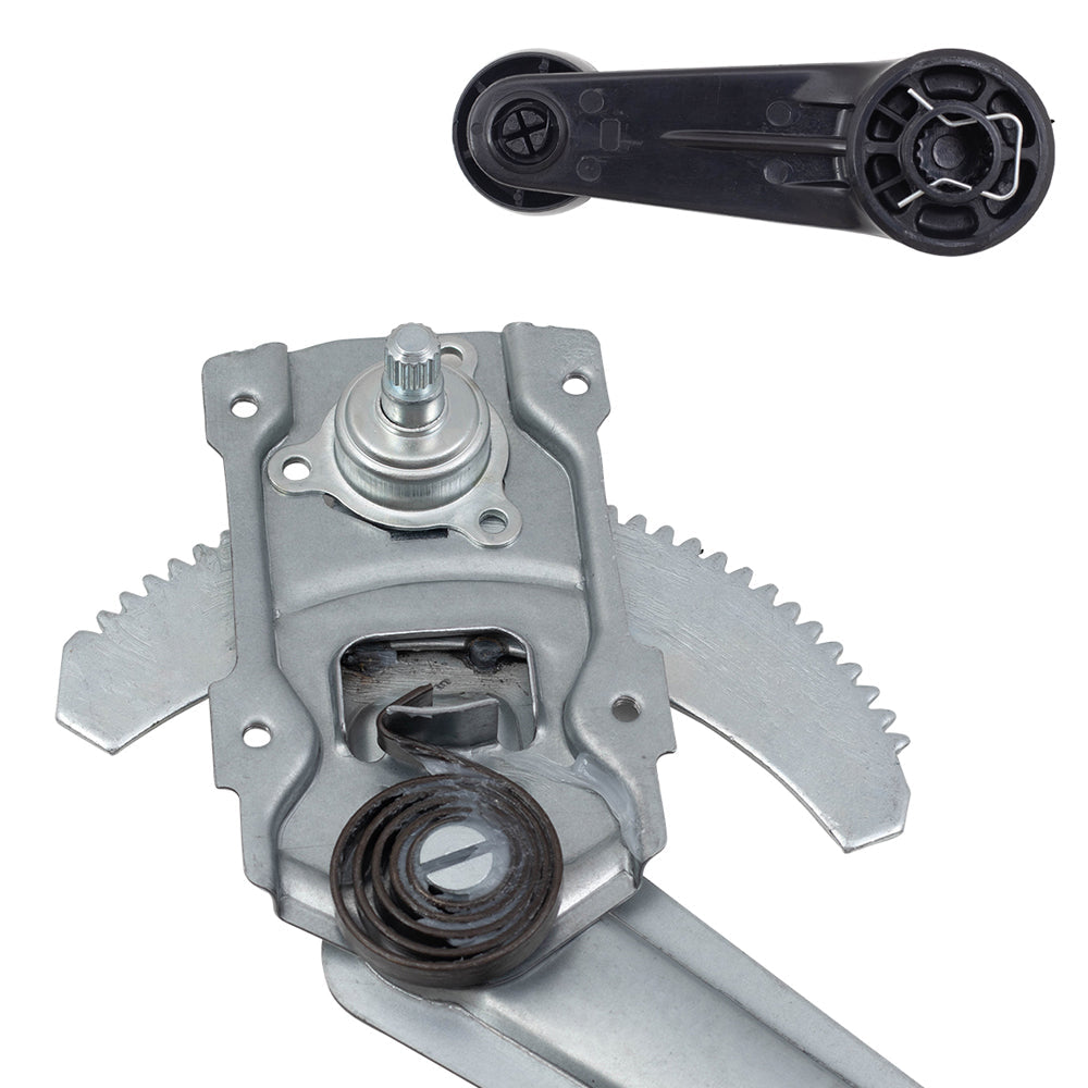 Manual Window Regulators with Crank Handles Compatible with 84-89 4Runner