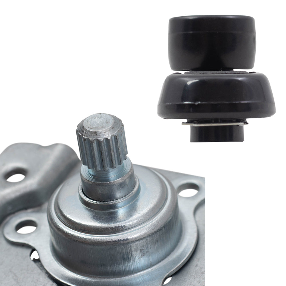 Manual Window Regulators with Crank Handles Compatible with 84-89 4Runner with Vent Window