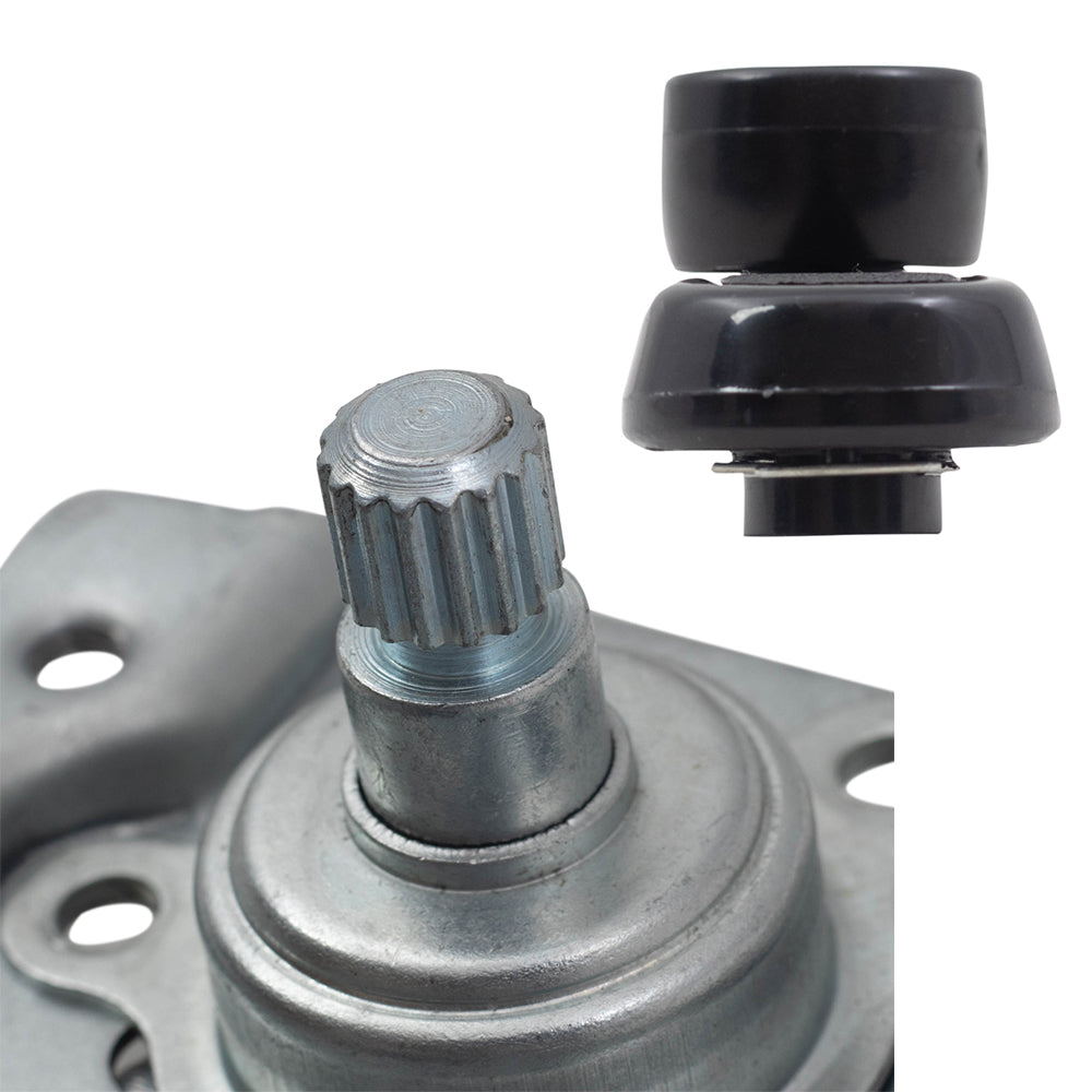 Front Manual Window Regulators with Crank Handles Compatible with 90-95 4Runner