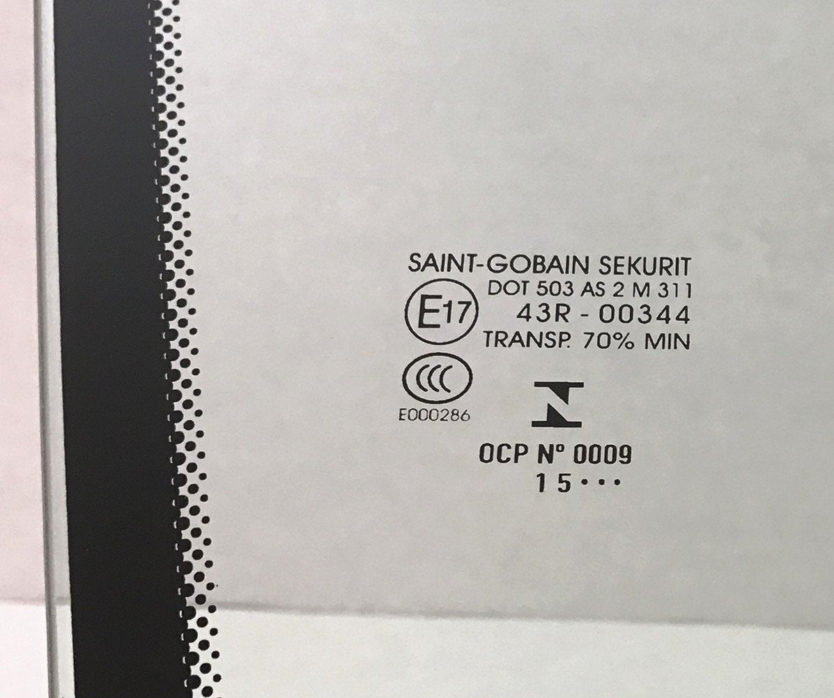 Passenger Right Side Front Door Window Door Glass Compatible with BMW i3 4 Door Hatchback 2014-2020 Models