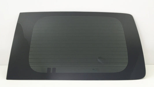 Heated Back Window Back Glass Passenger Right Side Compatible with Chevrolet City Express 2014-2018/Nissan NV200 2013-2020 Models