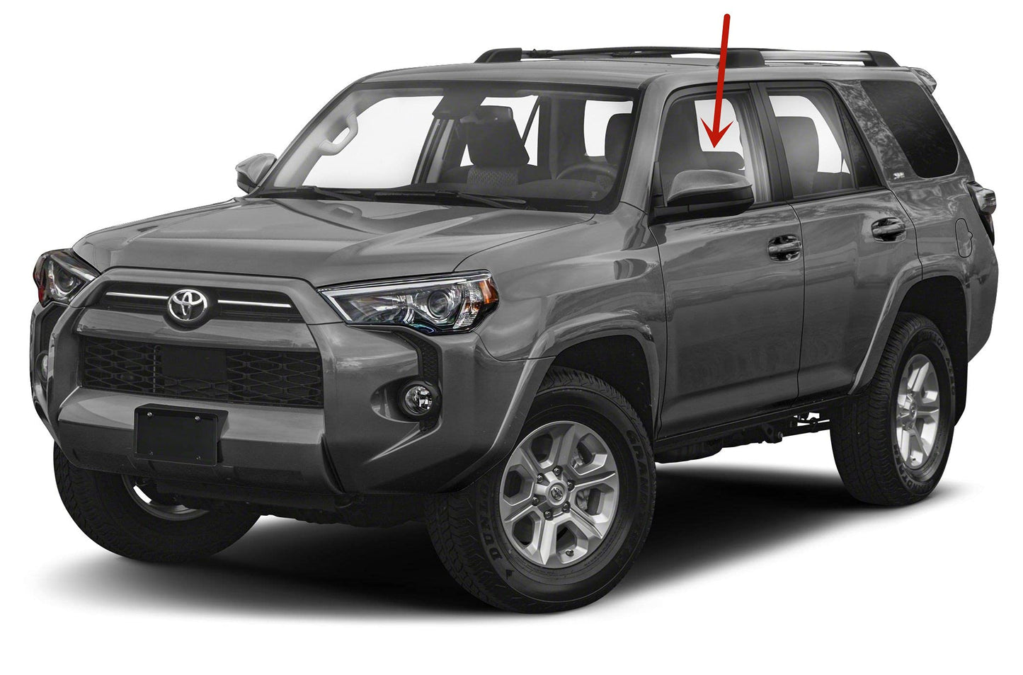 Driver Left Side Front Door Window Door Glass Compatible with Toyota 4Runner 2010-2024 Models