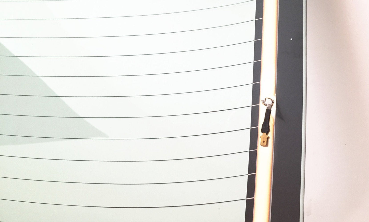 Heated Back Window Back Glass Compatible with Mitsubishi Lancer 4 Door Sedan 2008-2018 Models