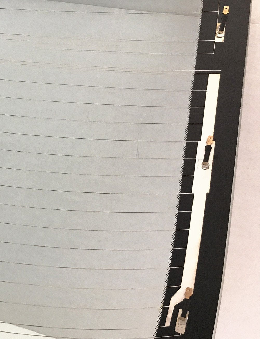 Heated Back Window Back Glass Compatible with Infiniti G37 2008-2013 / Q60 2014-2015 2-Door Coupe Models