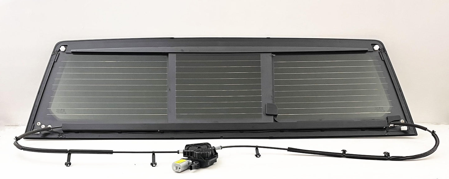 Heated Privacy Back Window Glass Power Back Slider Compatible with Ram Pickup 1500 2019-2024 Models (Not For 1500Classic)