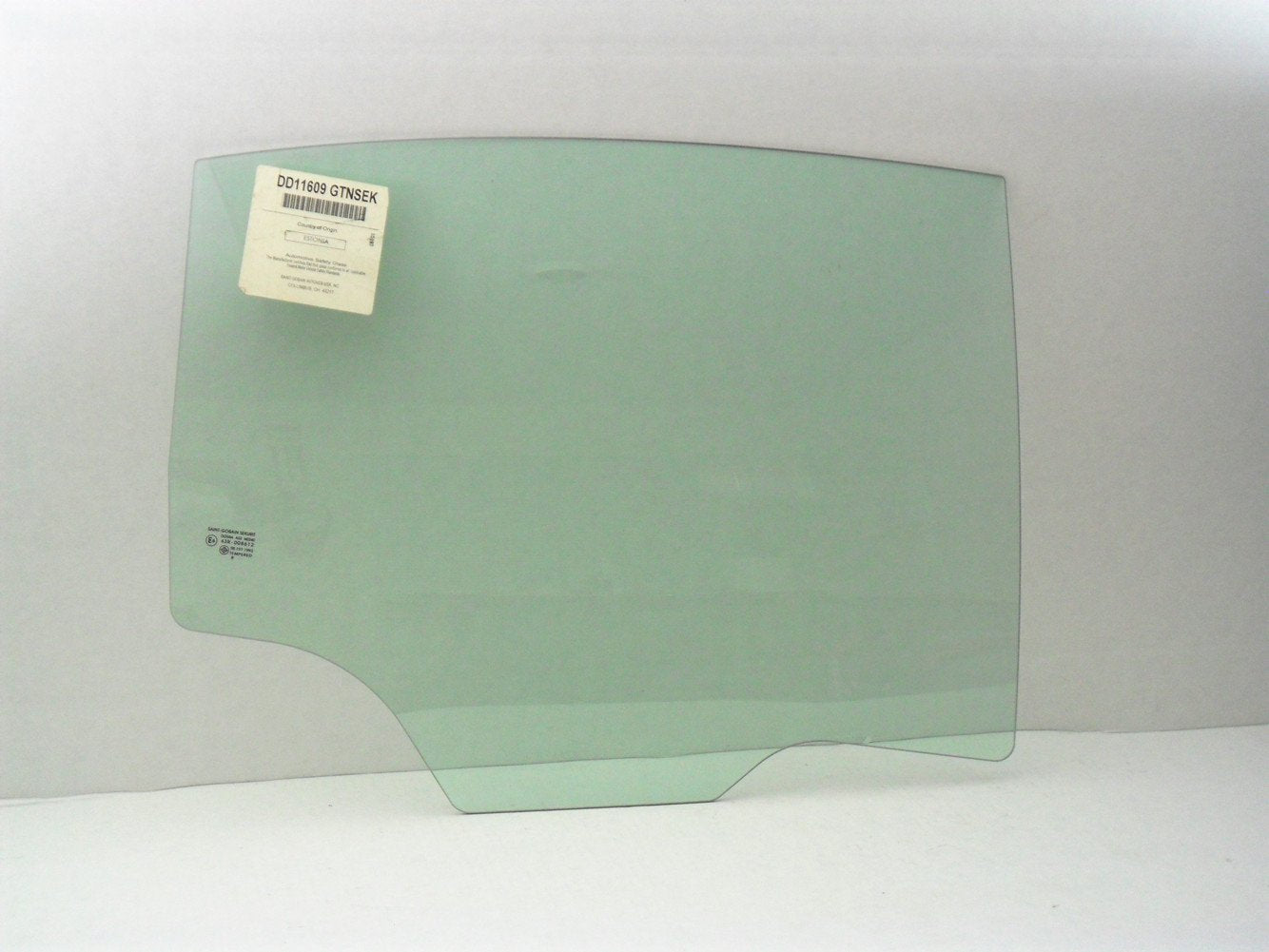 Passenger Right Side Rear Door Window Door Glass Compatible with Pontiac G8 4 Door Sedan 2008-2009 Models