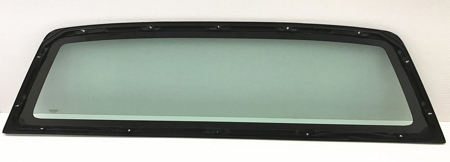 Stationary Back Window Back Glass Compatible with Ford F150 Pickup 2004-2014 Models