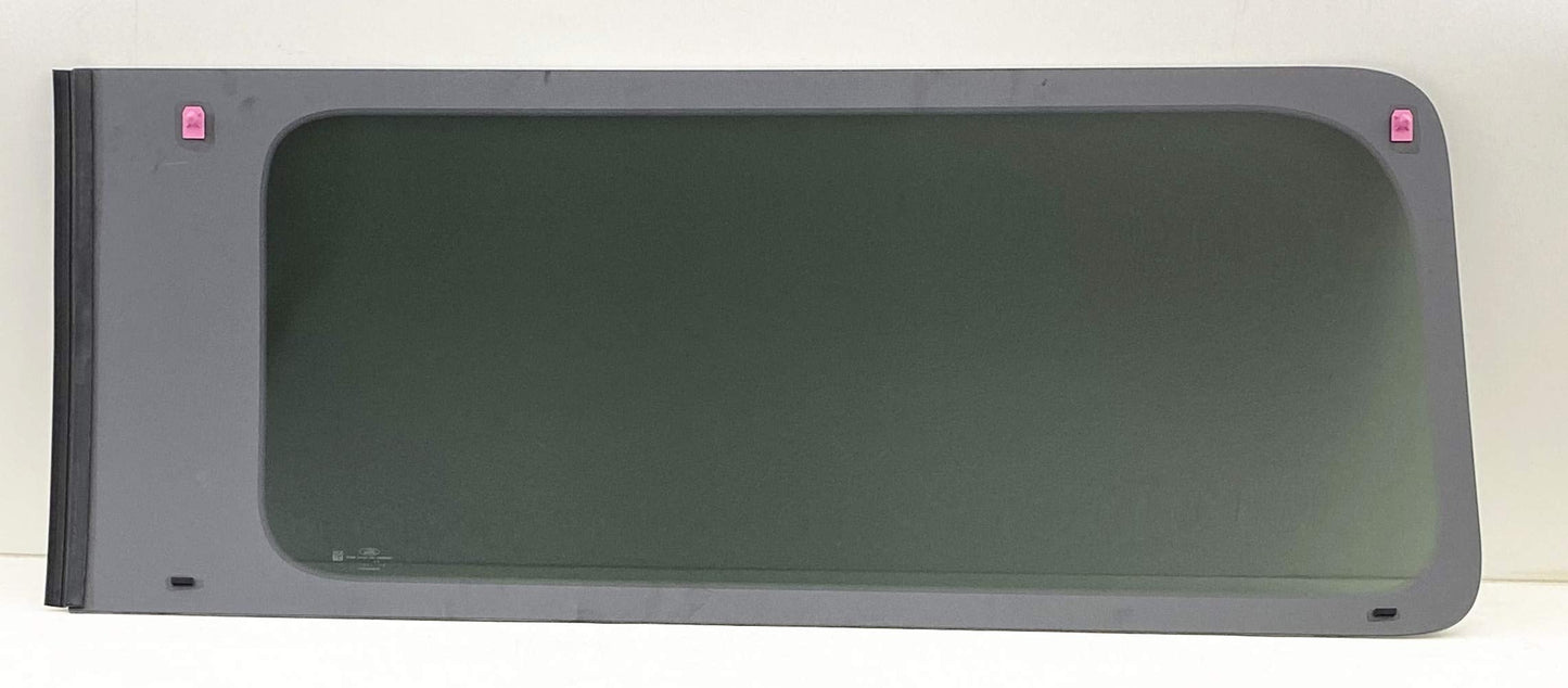 Privacy OEM Driver Left Side Rear Stationary Sliding Cargo Door Window Door Glass Compatible with Ford Transit 83.2" Low-Roof Van 2015-2025 Models
