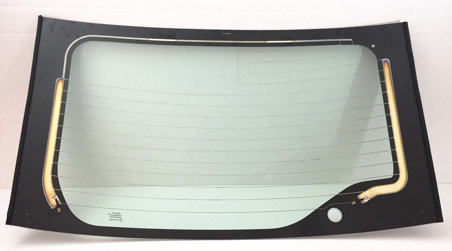 Rear Heated Back Window Back Glass with Antenna Compatible with Toyota Prius 4 Door Hatchback 2004-2009 Models
