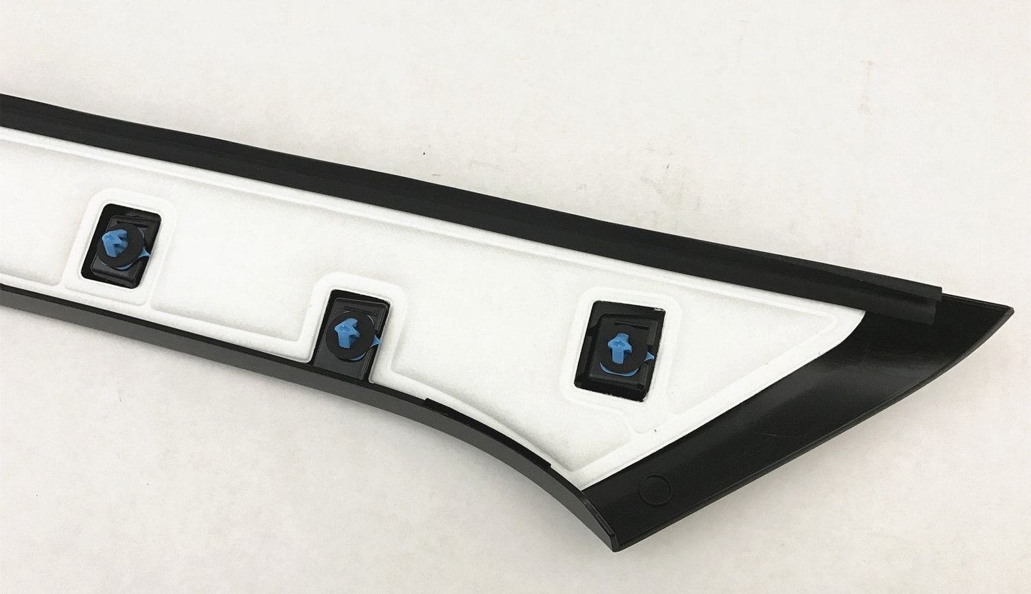 Passenger (R) + Driver Side (L) Pair Of Windshield-Outer Pillar Trim Molding Compatible with Ford Flex 2009-2019 Models