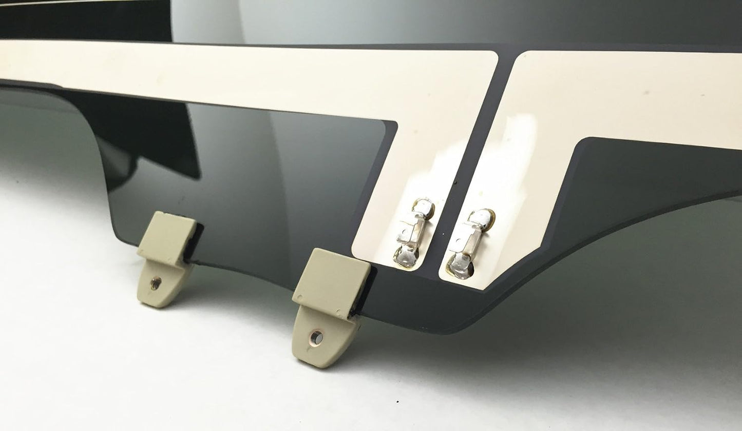 Heated Power Drop Down?Style Back Window Back Glass Compatible with Toyota Tundra Pickup 4 Door Crew Cab 2004-2006 Models