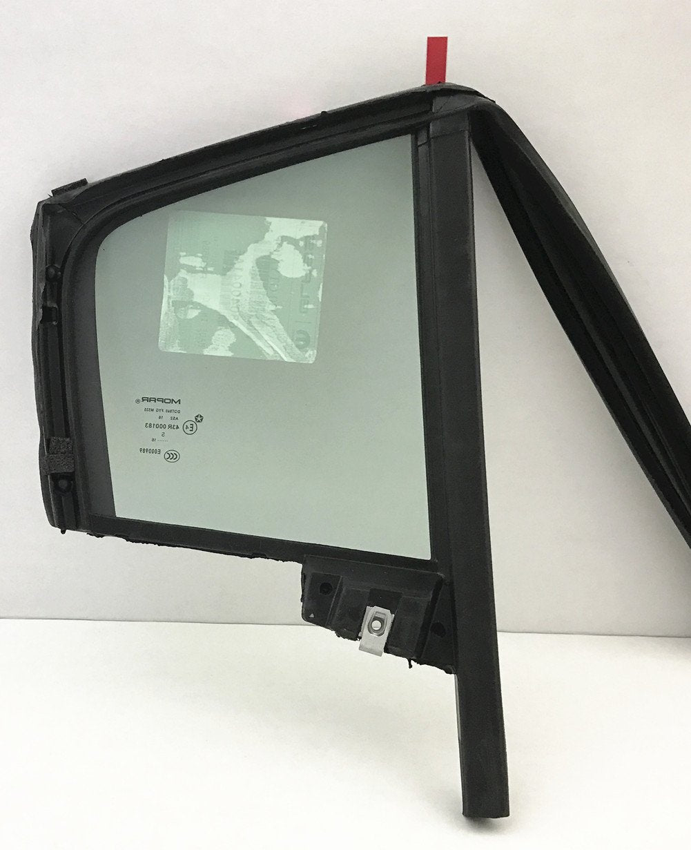 OEM Driver Left Side Rear Vent Window Vent Glass Compatible with Dodge Charger 2011-2023 Models