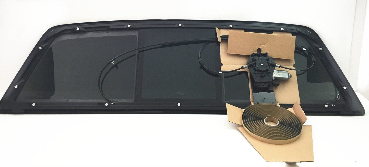 OE Sliding Back Window Back Glass Power Slider Compatible with Ford F150 Pickup 2004-2014/Lincoln Mark LT 2006-2008 Models