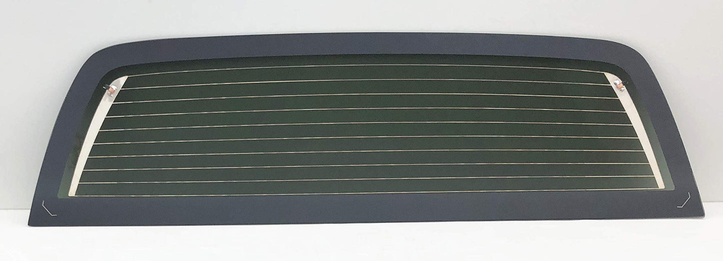 Heated Stationary Back Window Back Glass Compatible with Dodge Dakota/Ram Dakota/Mitsubishi Raider 2005-2011 Pickup Models