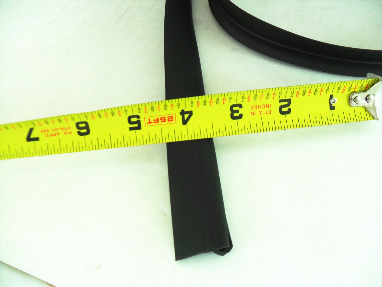 Flexline Windshield Auto Glass Universal Molding Flexible Trim Rubber 24mm 15FT UM2513BR