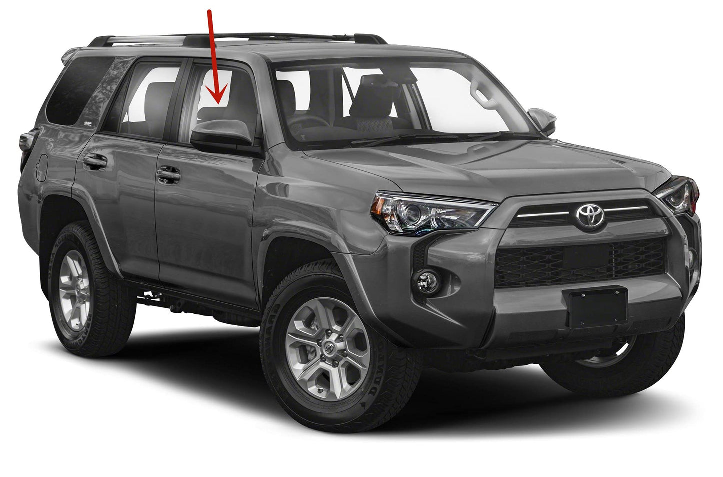 Passenger Right Side Front Door Window Door Glass Compatible with Toyota 4Runner 2010-2024 Models
