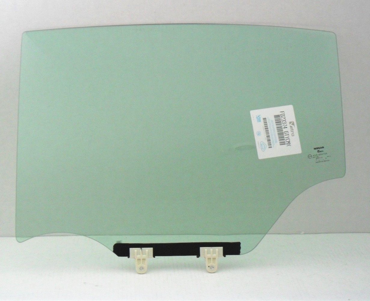 Driver Left Side Rear Door Window Door Glass Compatible with Nissan Sentra 4 Door Sedan 2007-2012 Models