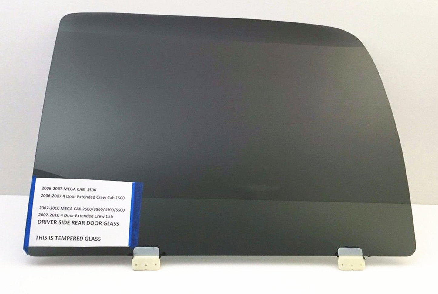 Tempered Driver Left Side Rear Door Window Door Glass Compatible with Dodge Ram Pickup 1500 2500 3500 4500 4 Door Extended Crew/Mega Cab 2007-2009 Models