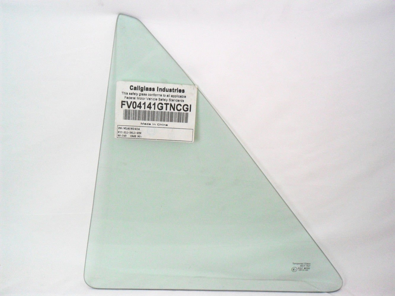 Driver Left Side Rear Vent Glass Vent Window Compatible with Mazda Protege 323 4 Door Sedan 1990-1994 Models