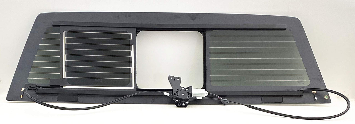 Heated Power Back Slider Back Window Back Glass Privacy Compatible with Ford F-Series F150 Pickup 2015-2020 Models