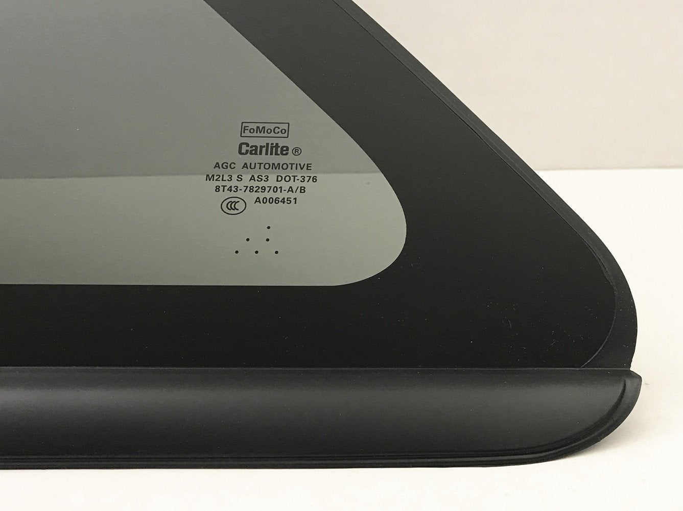 OE Black Frame Driver Left Side Quarter Window Quarter Glass Compatible with Ford Edge 2007-2014 Models