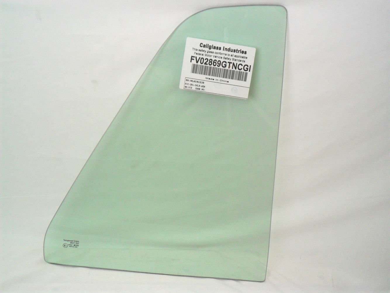 Passenger Right Side Rear Vent Window Vent Glass Compatible with Volkswagen Golf 4 Door Hatchback / Jetta 4 Door Sedan 1985-1992 Models