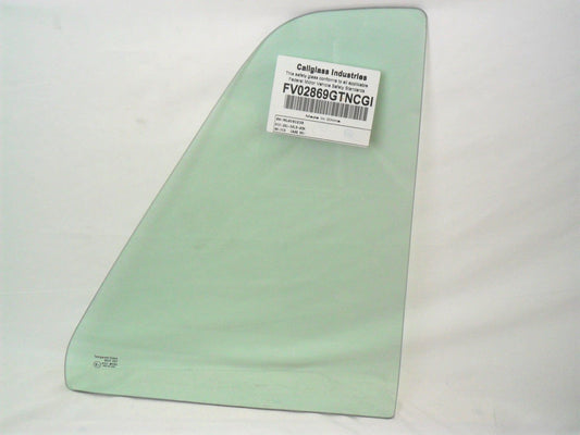 Passenger Right Side Rear Vent Window Vent Glass Compatible with Volkswagen Golf 4 Door Hatchback / Jetta 4 Door Sedan 1985-1992 Models